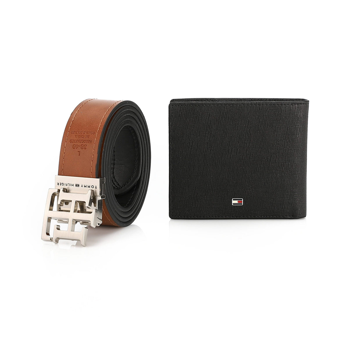 TOMMY HILFIGER set (Wallet & Belt)