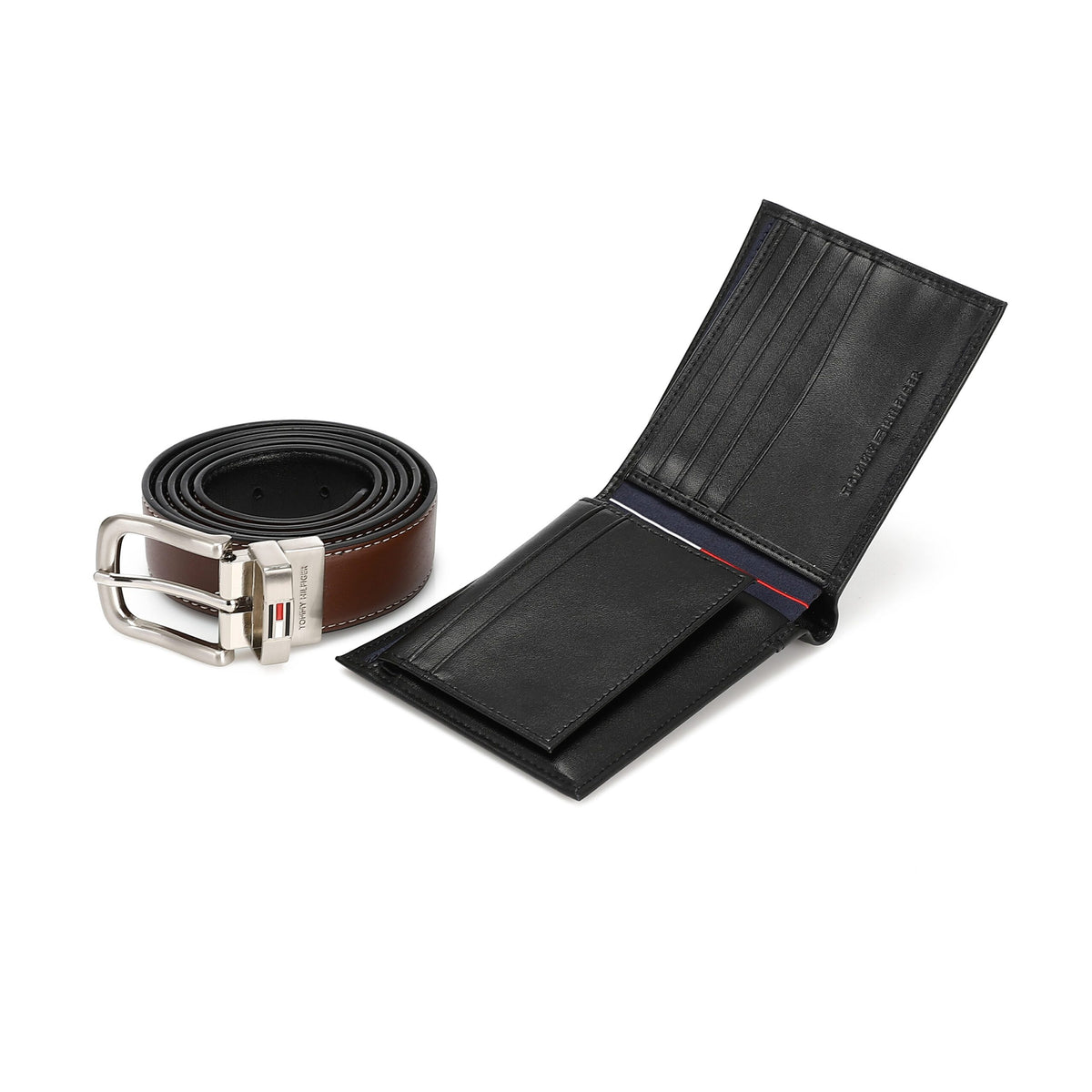TOMMY HILFIGER set (Wallet & Belt)