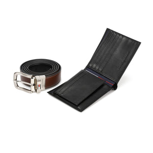 TOMMY HILFIGER set (Wallet & Belt)