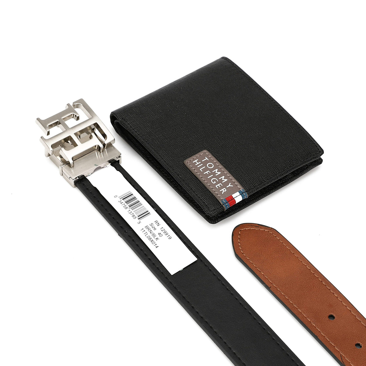 TOMMY HILFIGER set (Wallet & Belt)