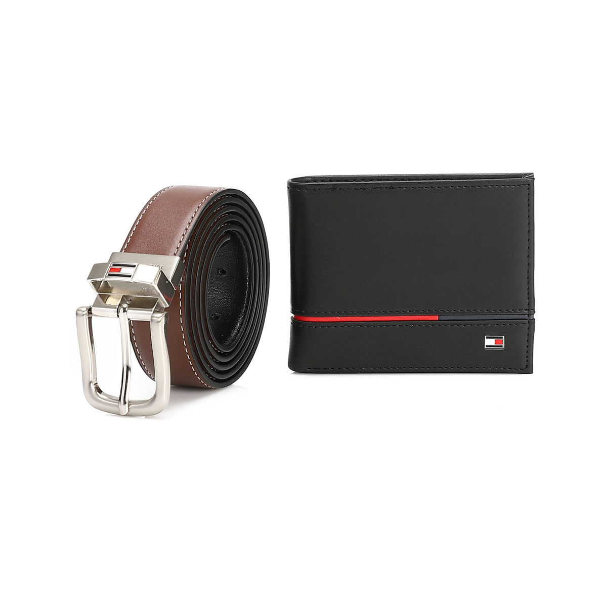 TOMMY HILFIGER set (Wallet & Belt)