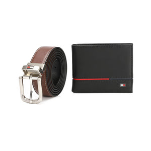 TOMMY HILFIGER set (Wallet & Belt)
