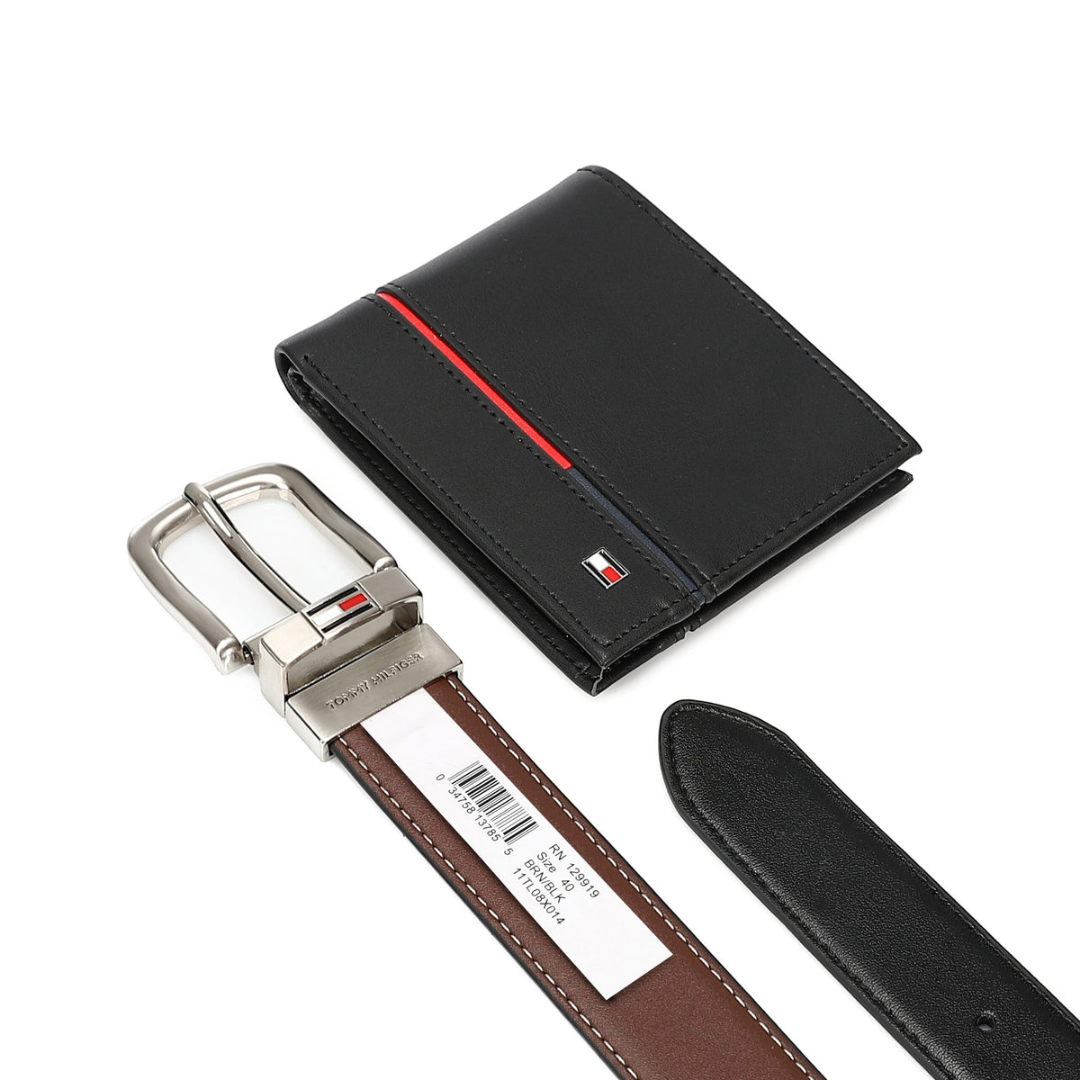 TOMMY HILFIGER set (Wallet & Belt)