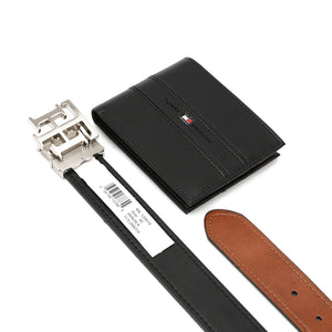 TOMMY HILFIGER set (Wallet & Belt)