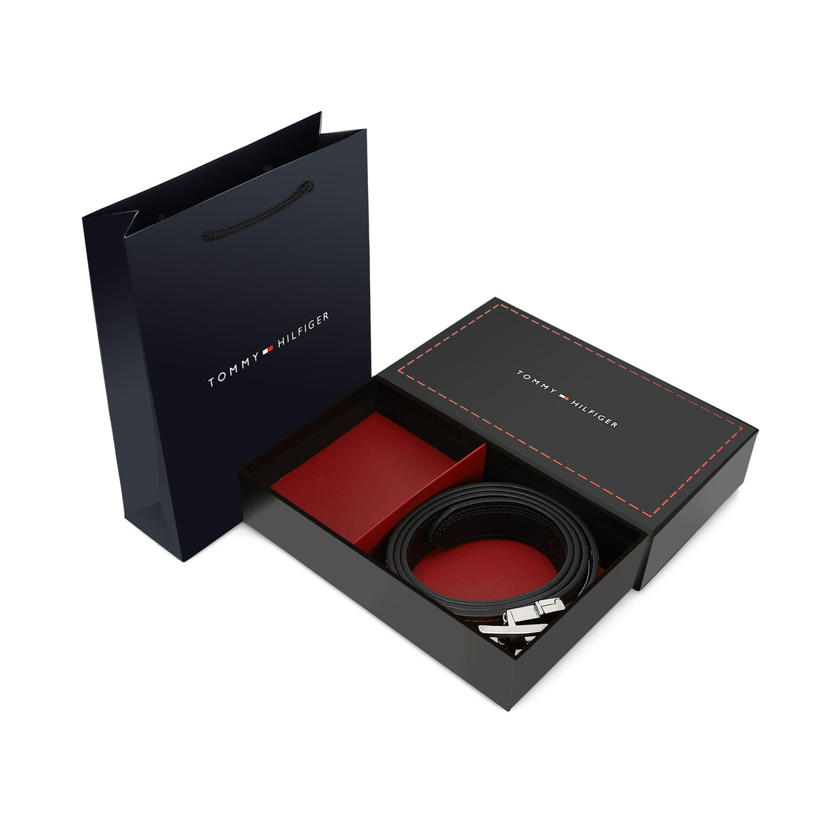TOMMY HILFIGER set (Wallet & Belt)