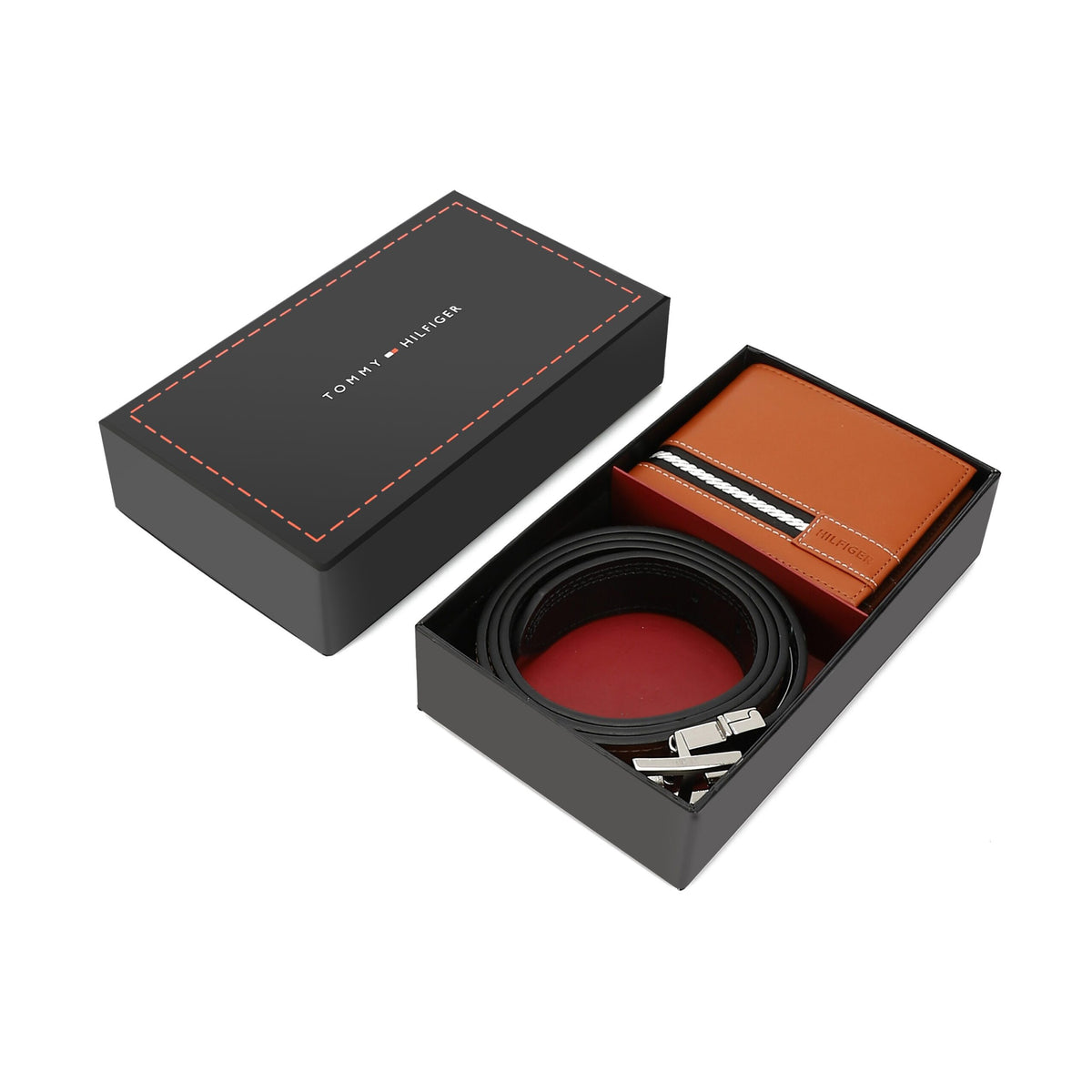 TOMMY HILFIGER set (Wallet & Belt)