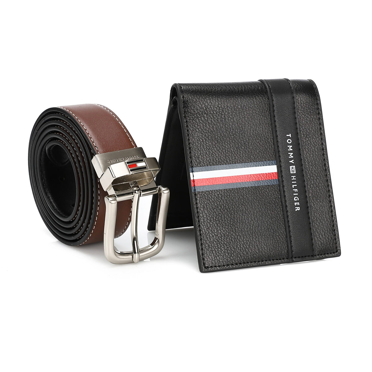TOMMY HILFIGER set (Wallet & Belt)