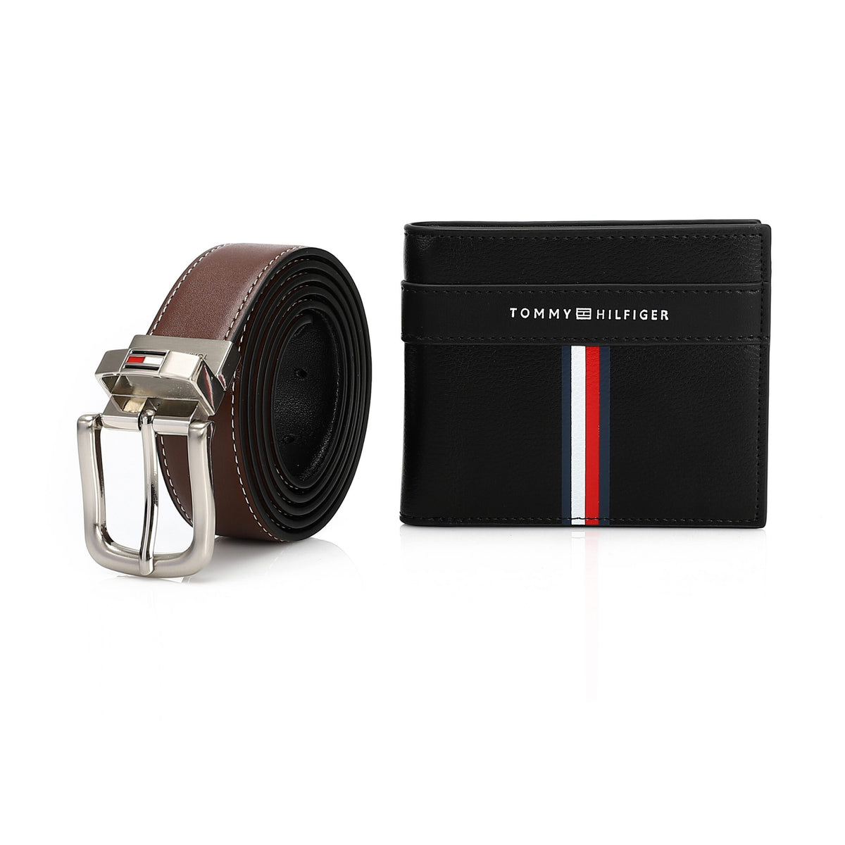 TOMMY HILFIGER set (Wallet & Belt)