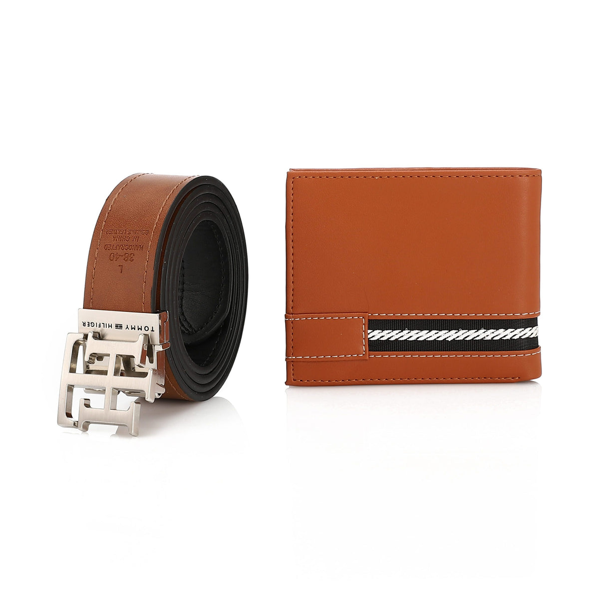 TOMMY HILFIGER set (Wallet & Belt)