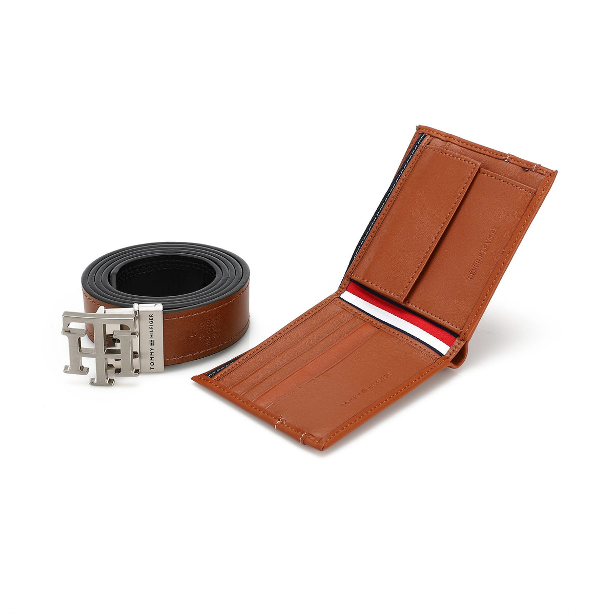 TOMMY HILFIGER set (Wallet & Belt)
