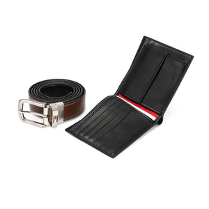 TOMMY HILFIGER set (Wallet & Belt)