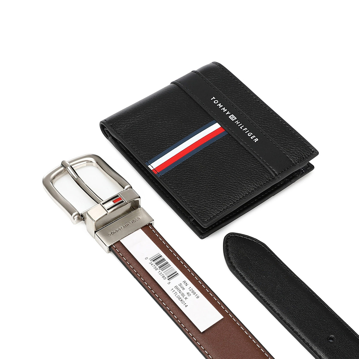 TOMMY HILFIGER set (Wallet & Belt)
