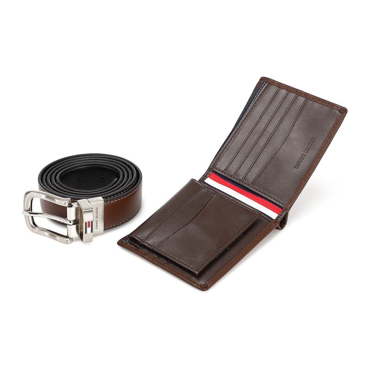 TOMMY HILFIGER set (Wallet & Belt)