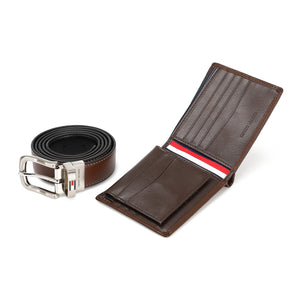 TOMMY HILFIGER set (Wallet & Belt)