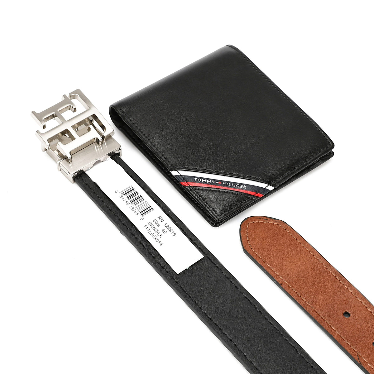 TOMMY HILFIGER set (Wallet & Belt)