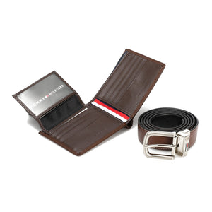 TOMMY HILFIGER set (Wallet & Belt)