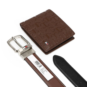 TOMMY HILFIGER set (Wallet & Belt)