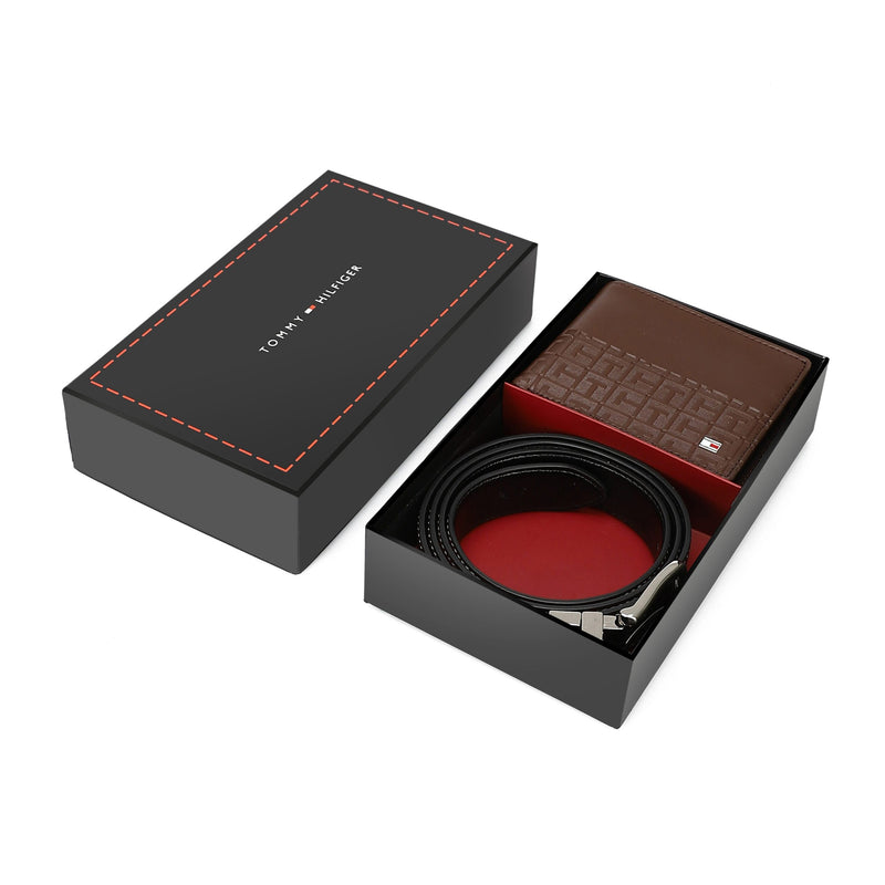 TOMMY HILFIGER set (Wallet & Belt)