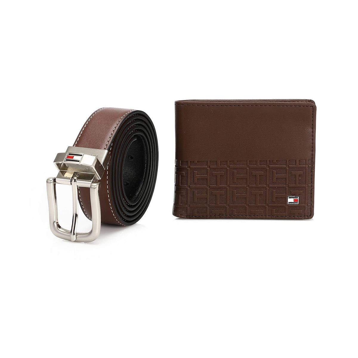TOMMY HILFIGER set (Wallet & Belt)