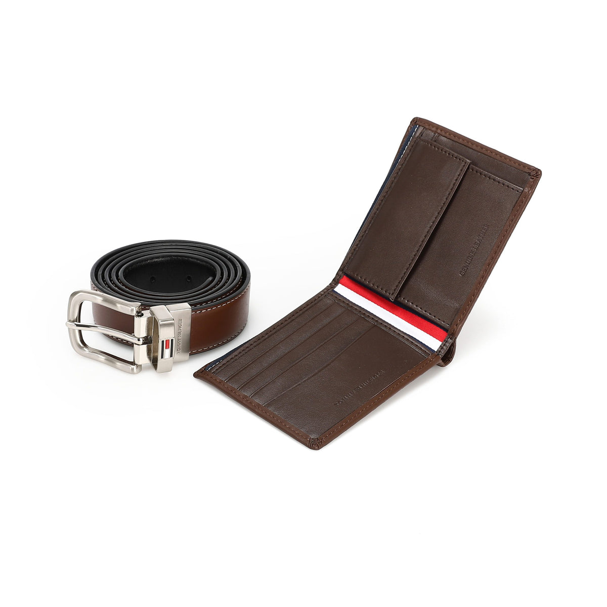 TOMMY HILFIGER set (Wallet & Belt)