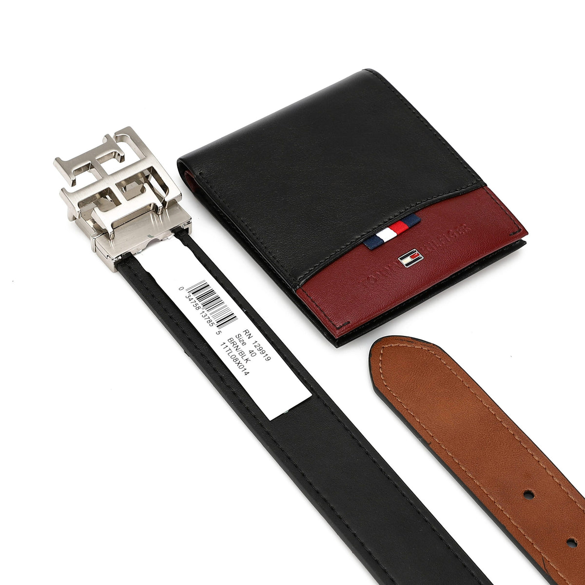 TOMMY HILFIGER set (Wallet & Belt)
