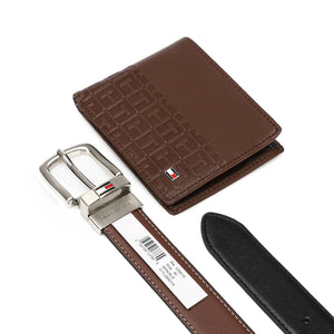TOMMY HILFIGER set (Wallet & Belt)