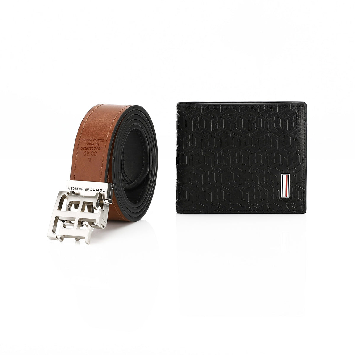 TOMMY HILFIGER set (Wallet & Belt)