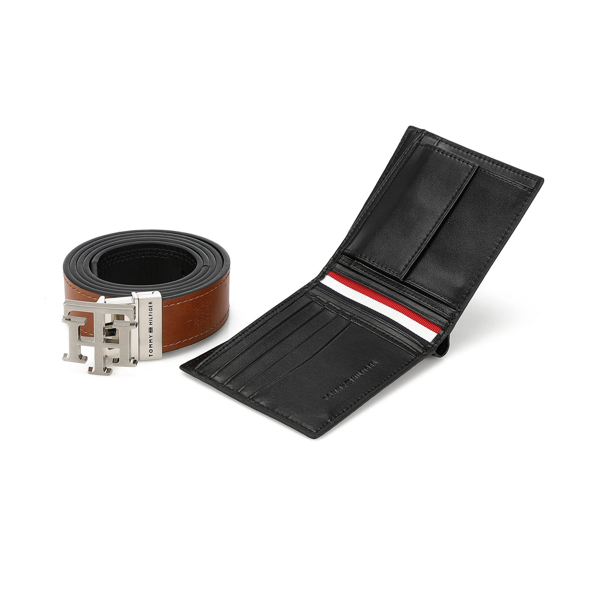 TOMMY HILFIGER set (Wallet & Belt)