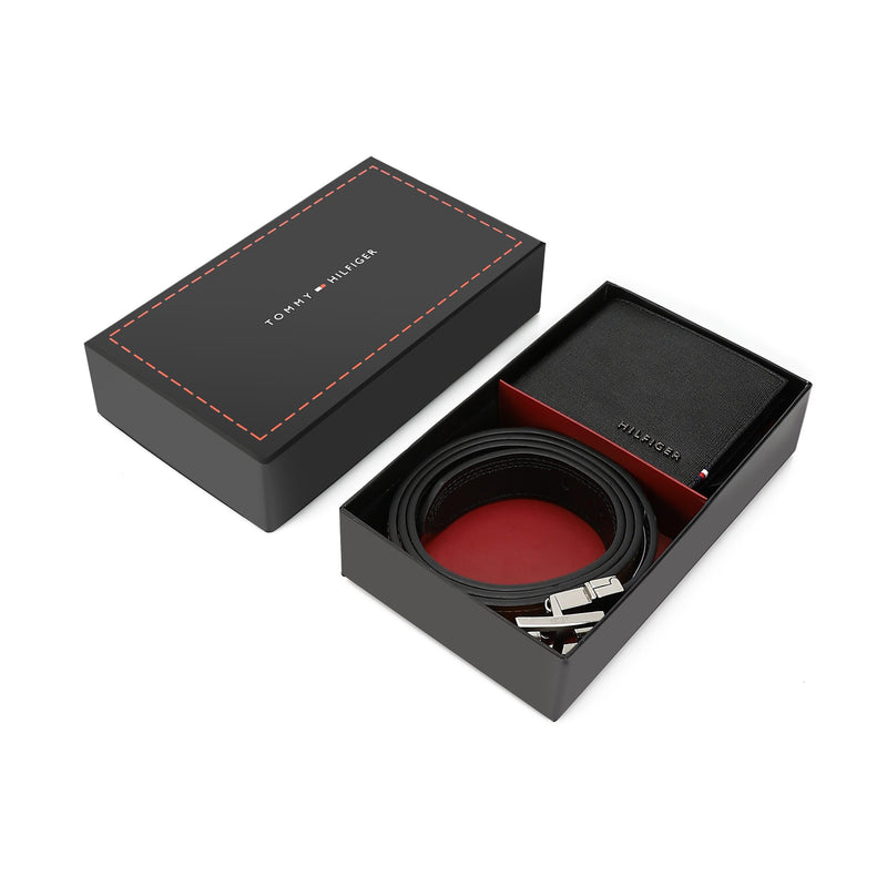 TOMMY HILFIGER set (Wallet & Belt)