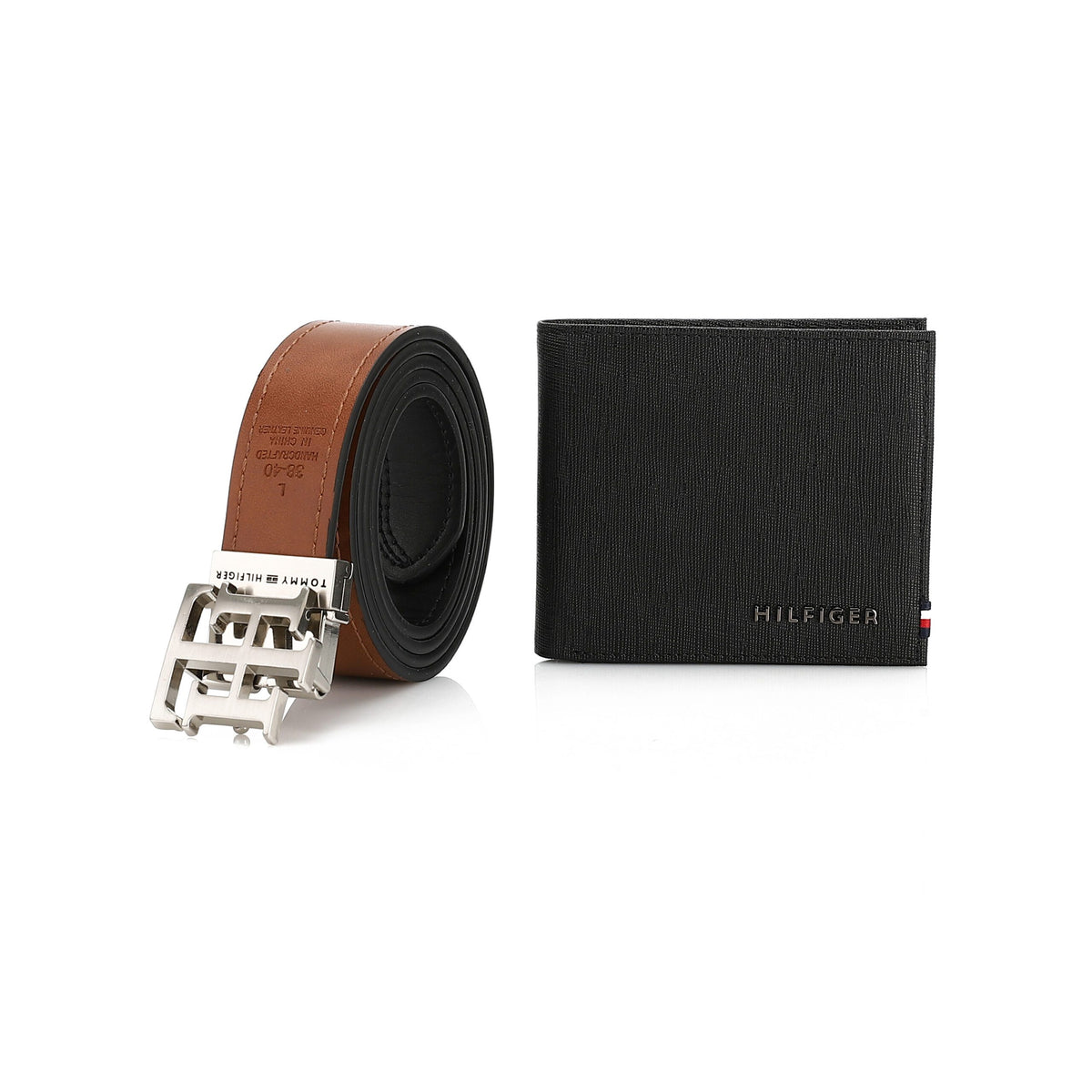 TOMMY HILFIGER set (Wallet & Belt)