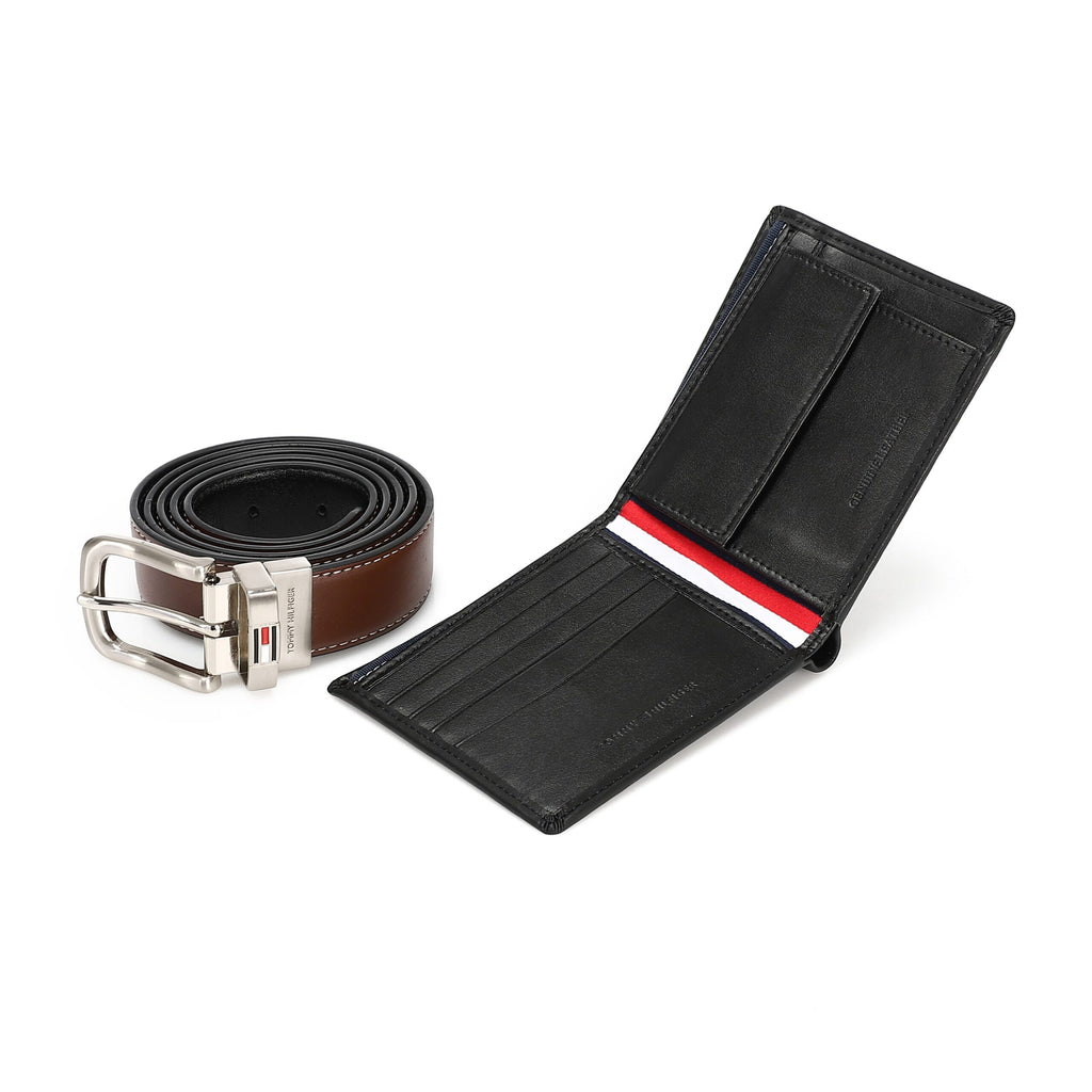 TOMMY HILFIGER set (Wallet & Belt)