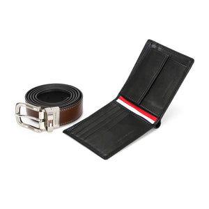 TOMMY HILFIGER set (Wallet & Belt)