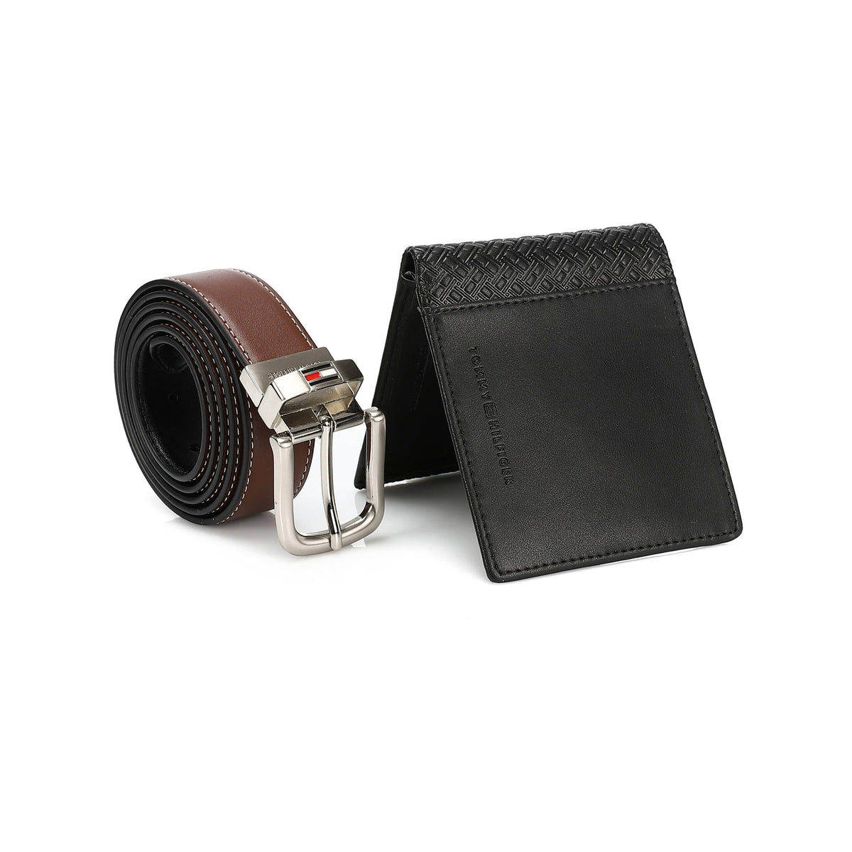 TOMMY HILFIGER set (Wallet & Belt)