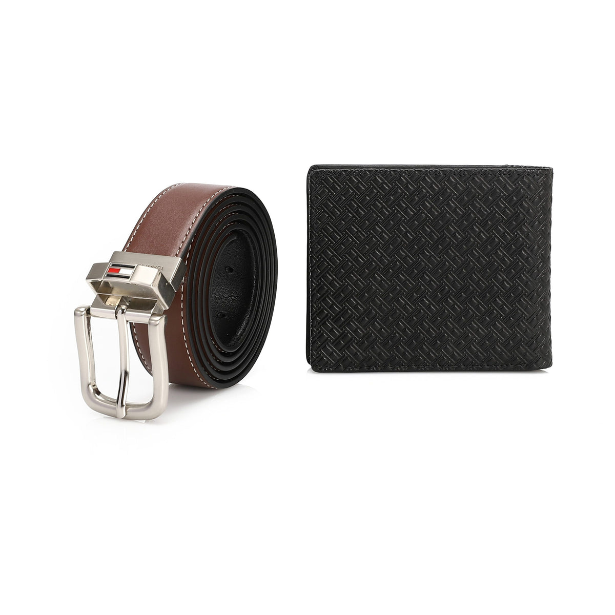 TOMMY HILFIGER set (Wallet & Belt)