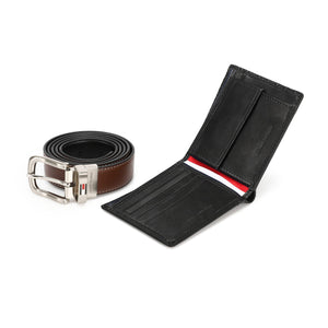TOMMY HILFIGER set (Wallet & Belt)