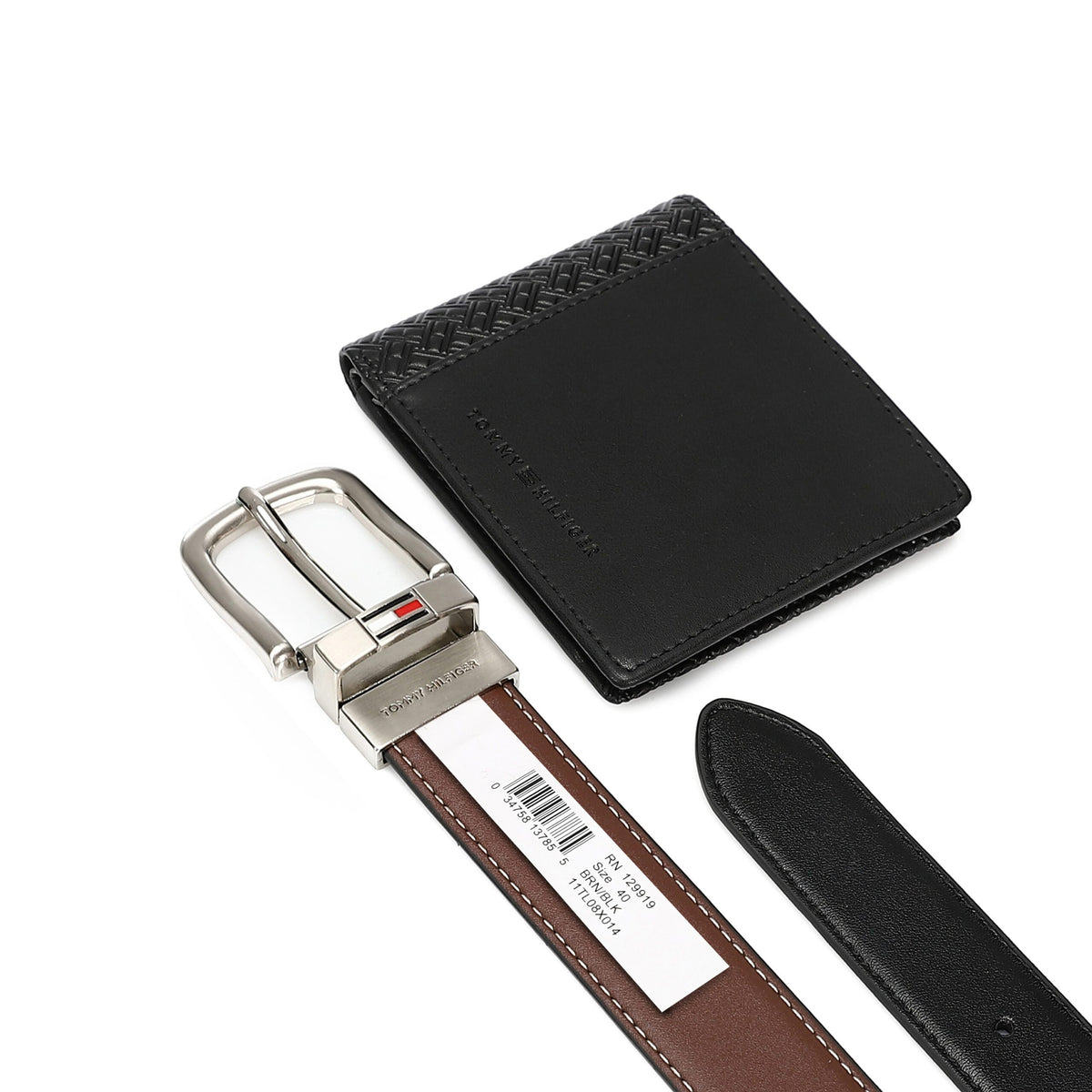 TOMMY HILFIGER set (Wallet & Belt)