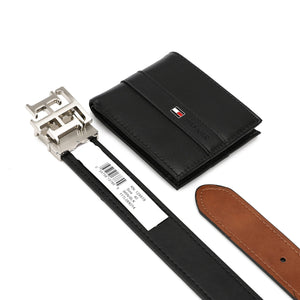 TOMMY HILFIGER set (Wallet & Belt)