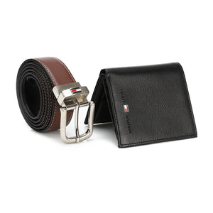 TOMMY HILFIGER set (Wallet & Belt)