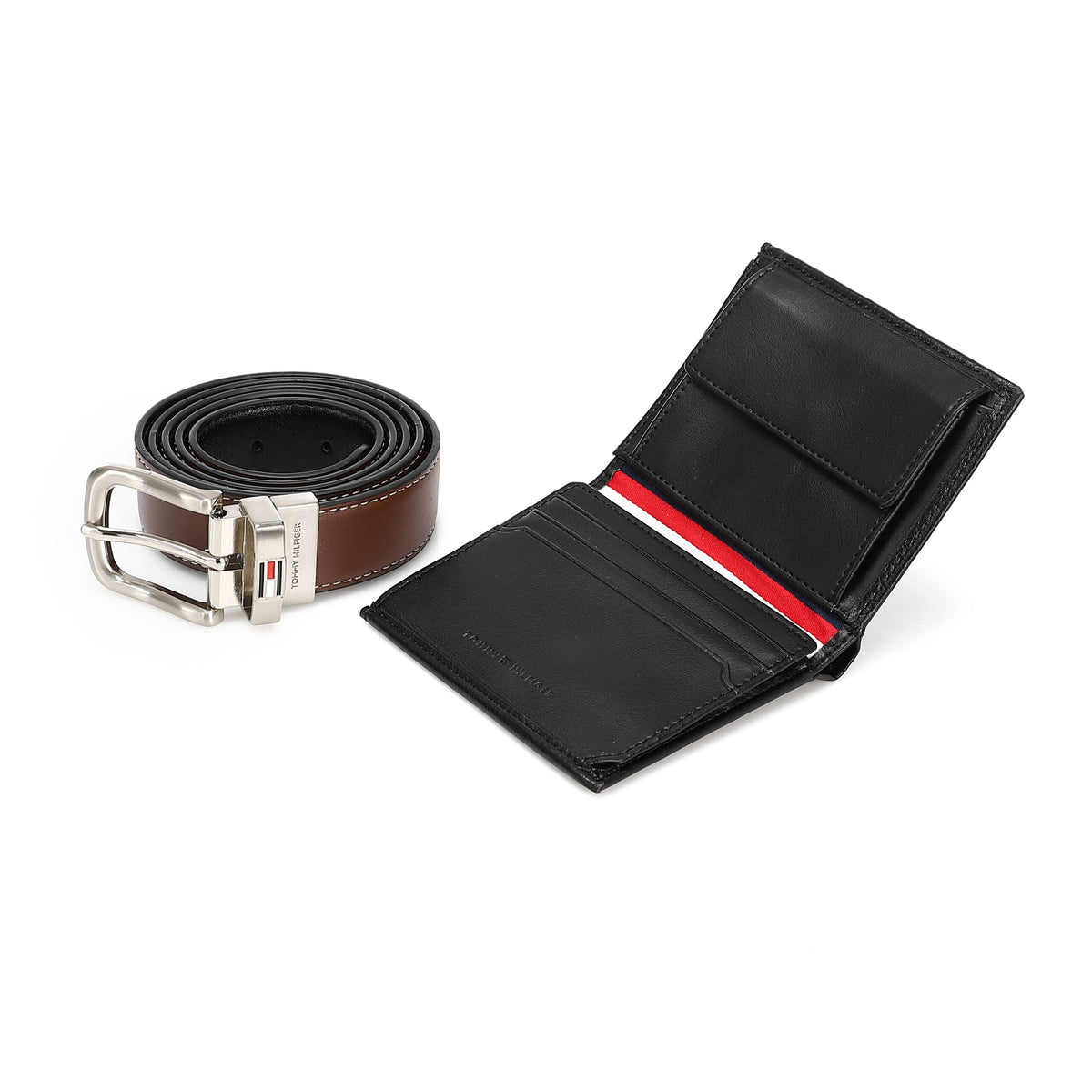 TOMMY HILFIGER set (Wallet & Belt)