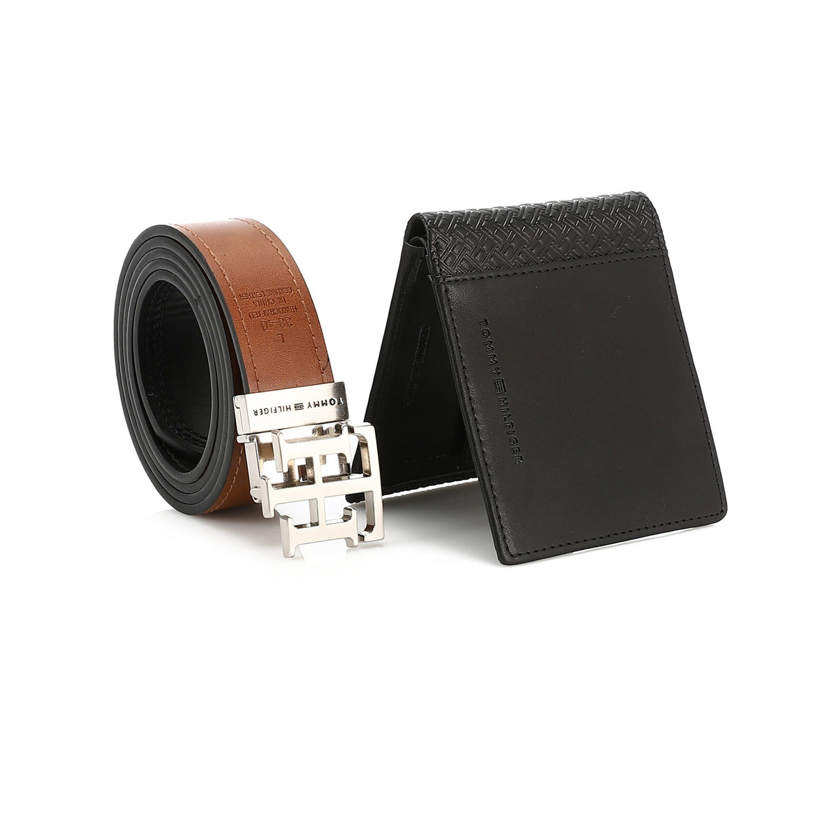TOMMY HILFIGER set (Wallet & Belt)