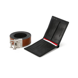 TOMMY HILFIGER set (Wallet & Belt)