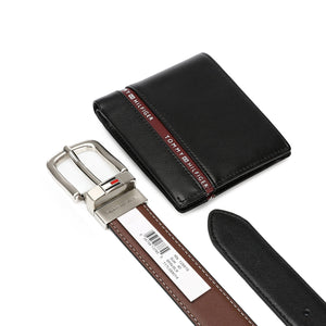 TOMMY HILFIGER set (Wallet & Belt)