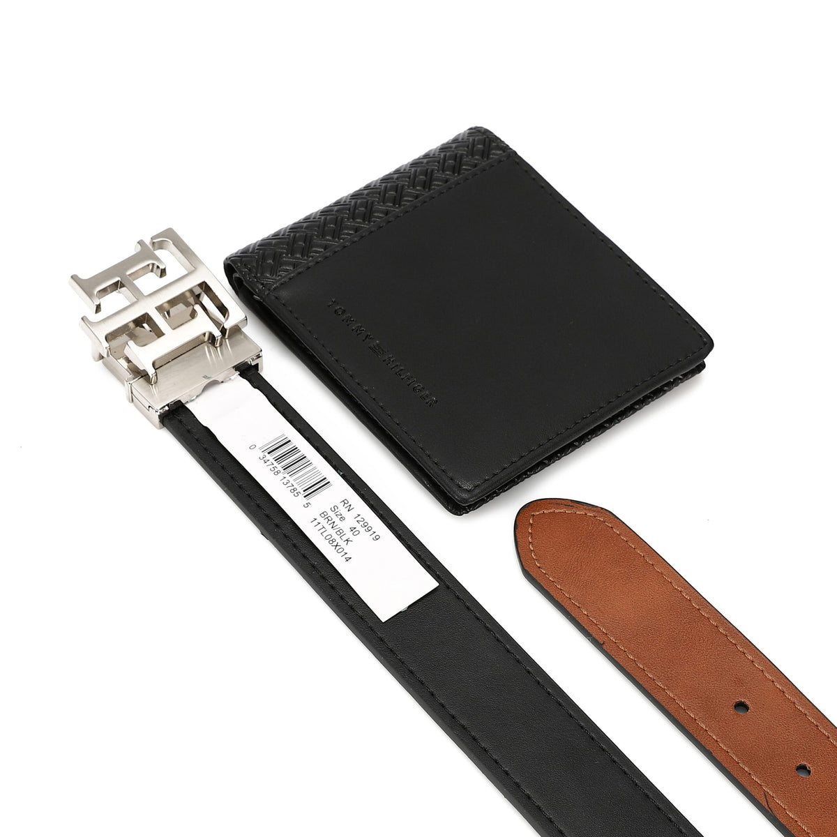 TOMMY HILFIGER set (Wallet & Belt)