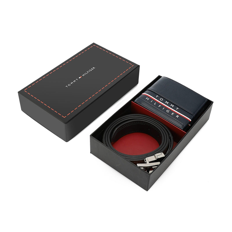 TOMMY HILFIGER set (Wallet & Belt)