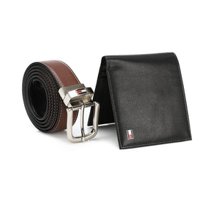 TOMMY HILFIGER set (Wallet & Belt)