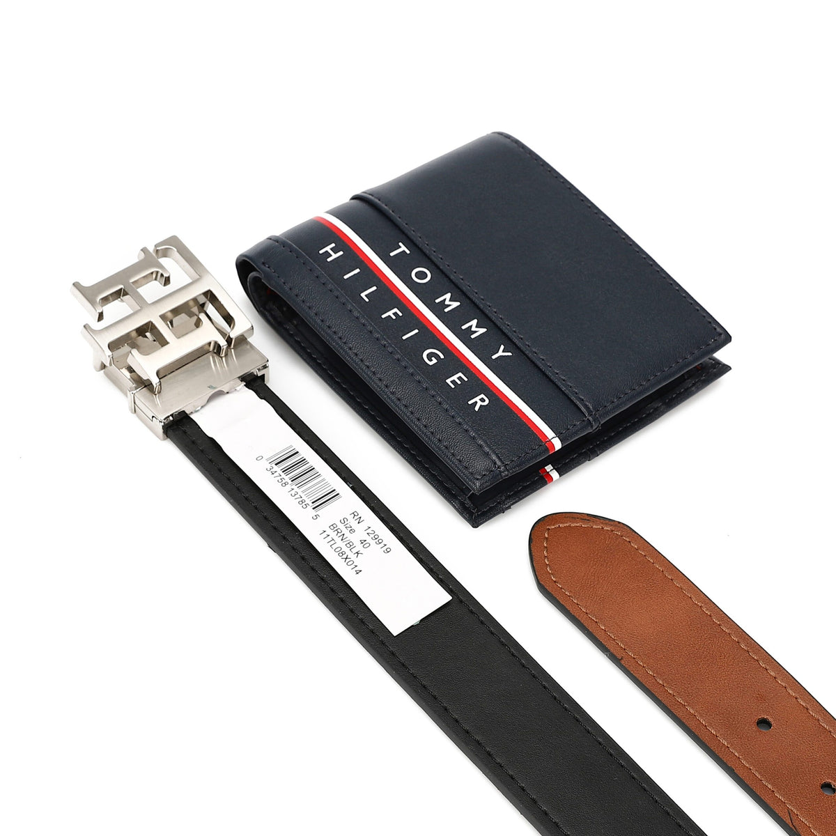TOMMY HILFIGER set (Wallet & Belt)