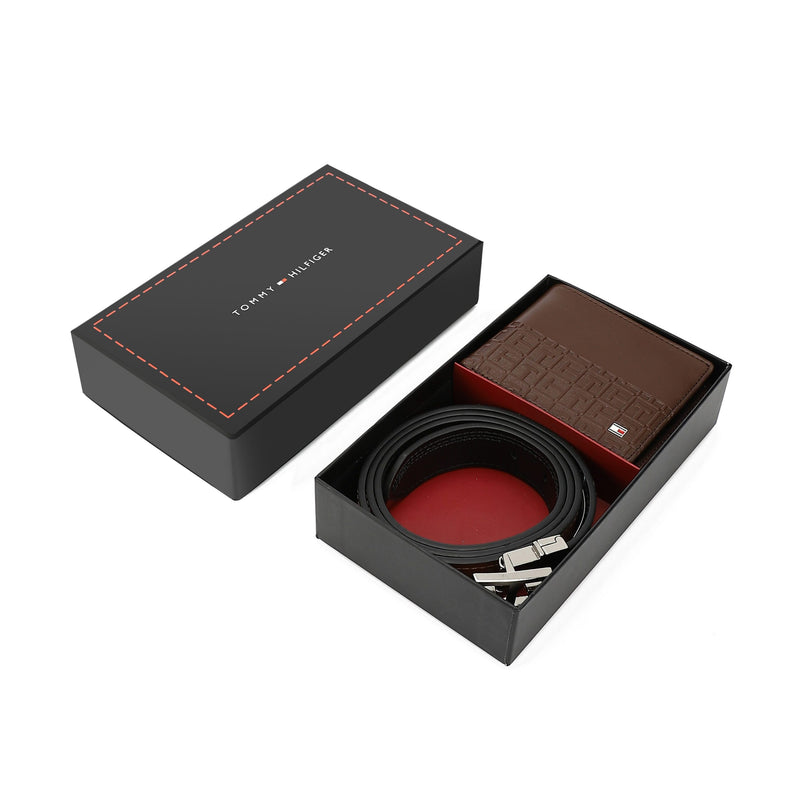 TOMMY HILFIGER set (Wallet & Belt)