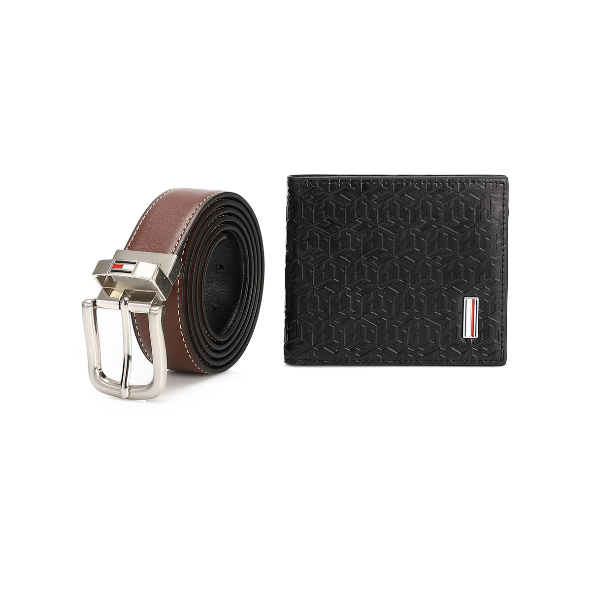 TOMMY HILFIGER set (Wallet & Belt)