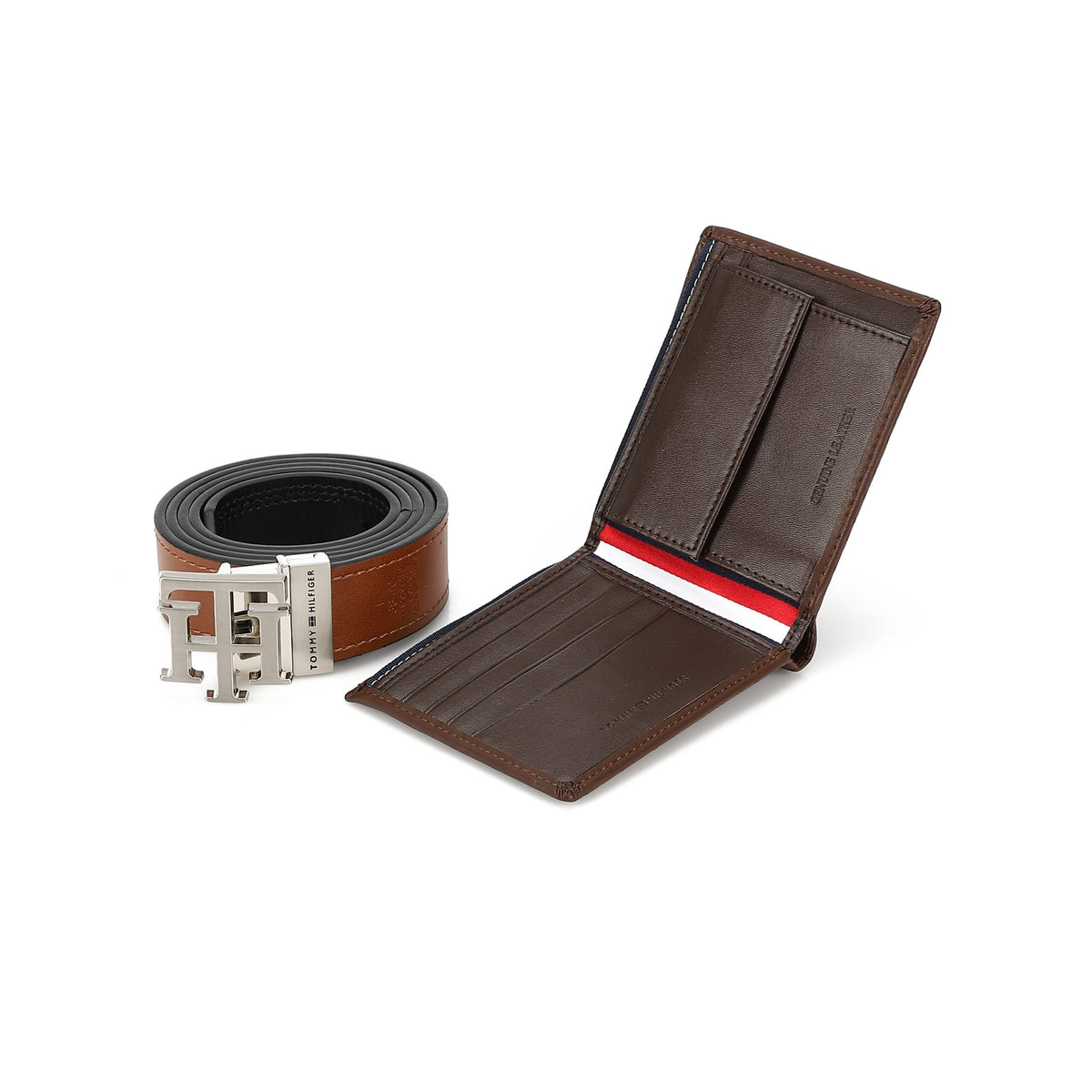 TOMMY HILFIGER set (Wallet & Belt)