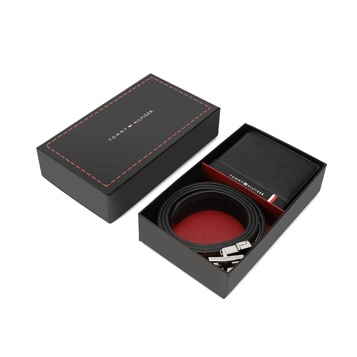 TOMMY HILFIGER set (Wallet & Belt)
